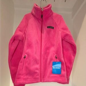 NWT Columbia Kids Pink Fleece Jacket